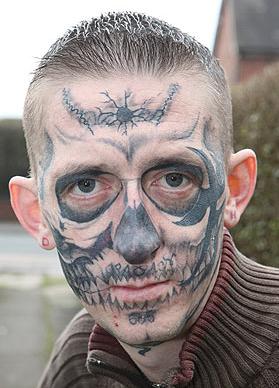 tattoo skull man
